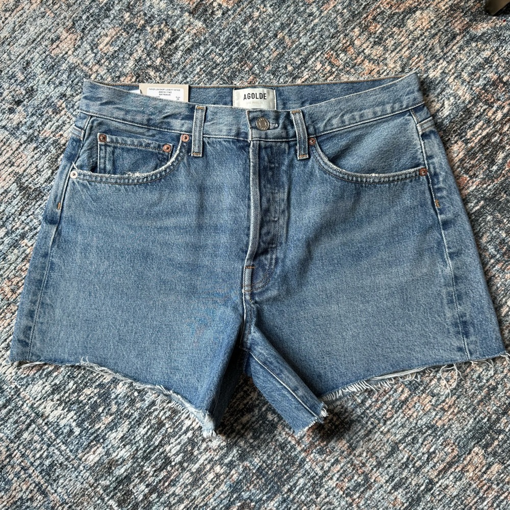 Agolde Parker Long Short size 28 loose fit vintage short